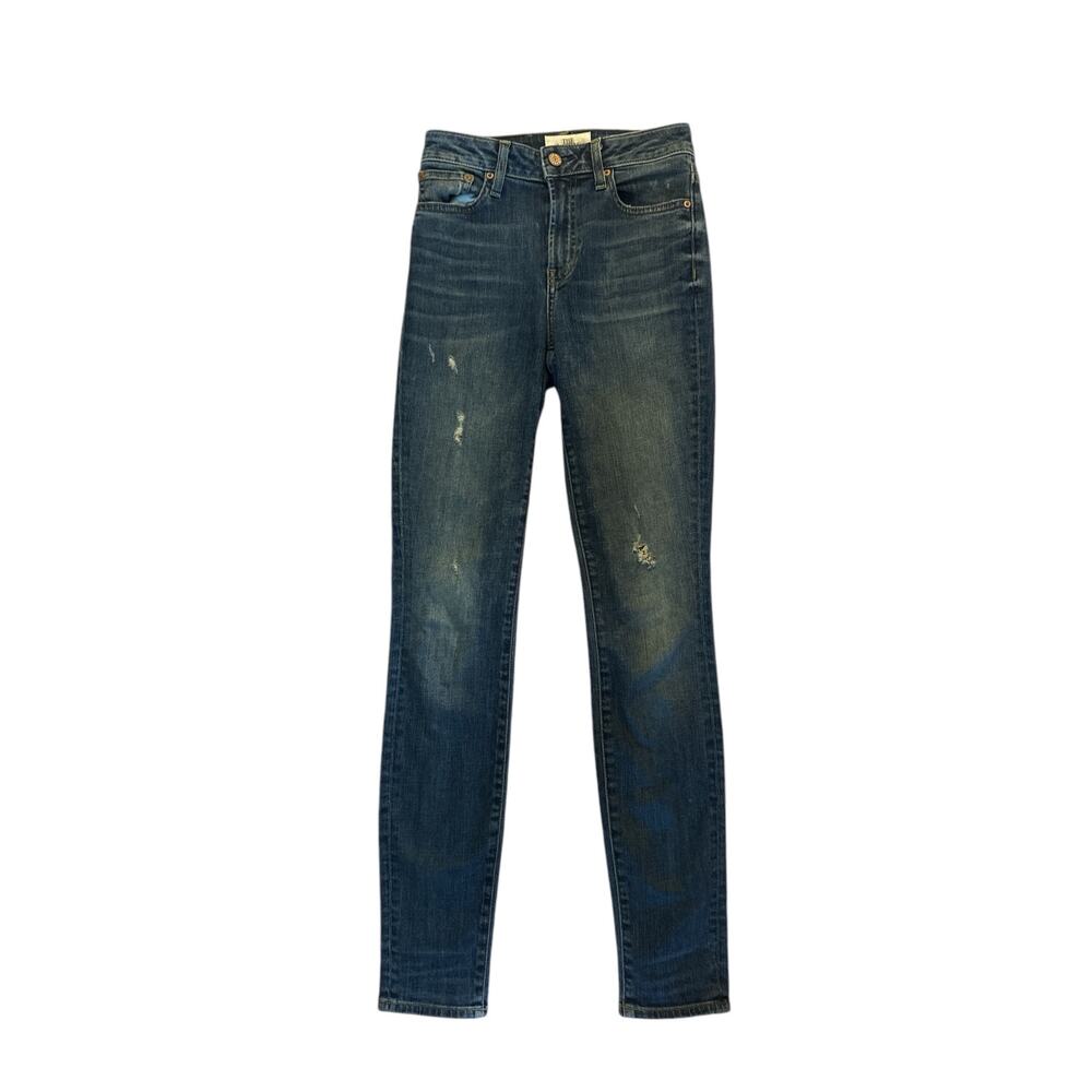 Women 25 The Castings High Rise Skinny Markham Denim Jeans Distressed Pants